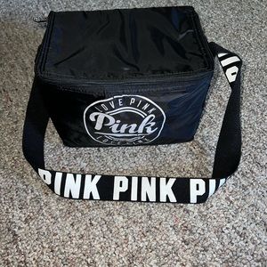 pink brand lunch bag